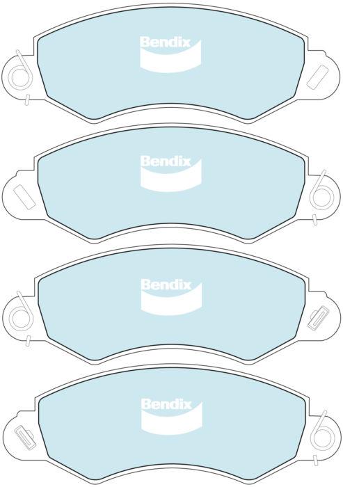 Bendix Heavy Duty Brake Pad Set Front DB1982 HD