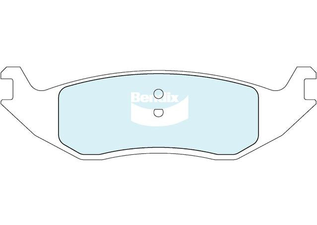 Bendix 4x4 Brake Pad Set Rear DB2104 -4WD