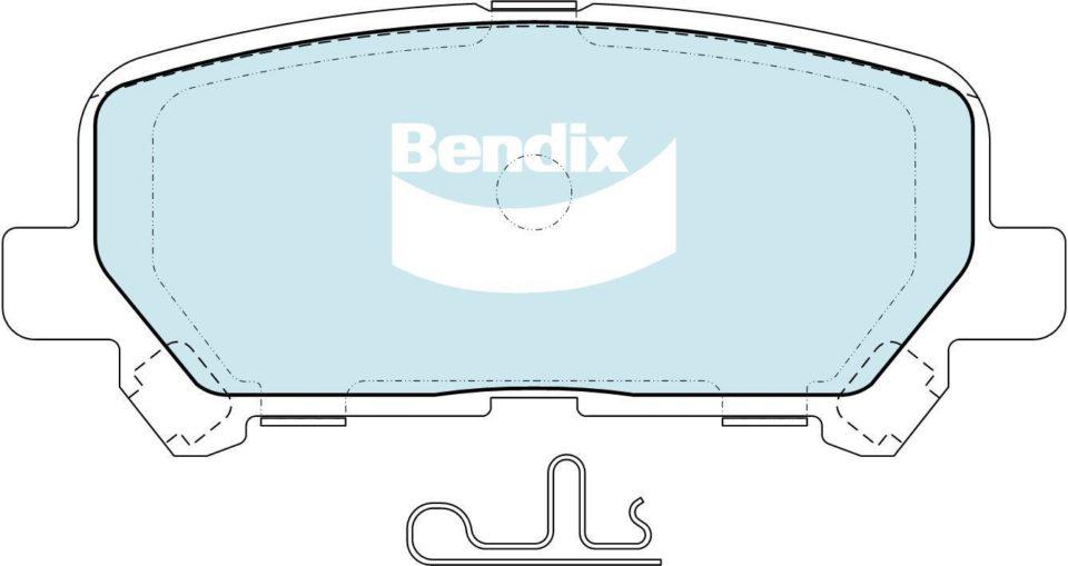 Bendix Heavy Duty Brake Pad Set Rear DB2368 HD