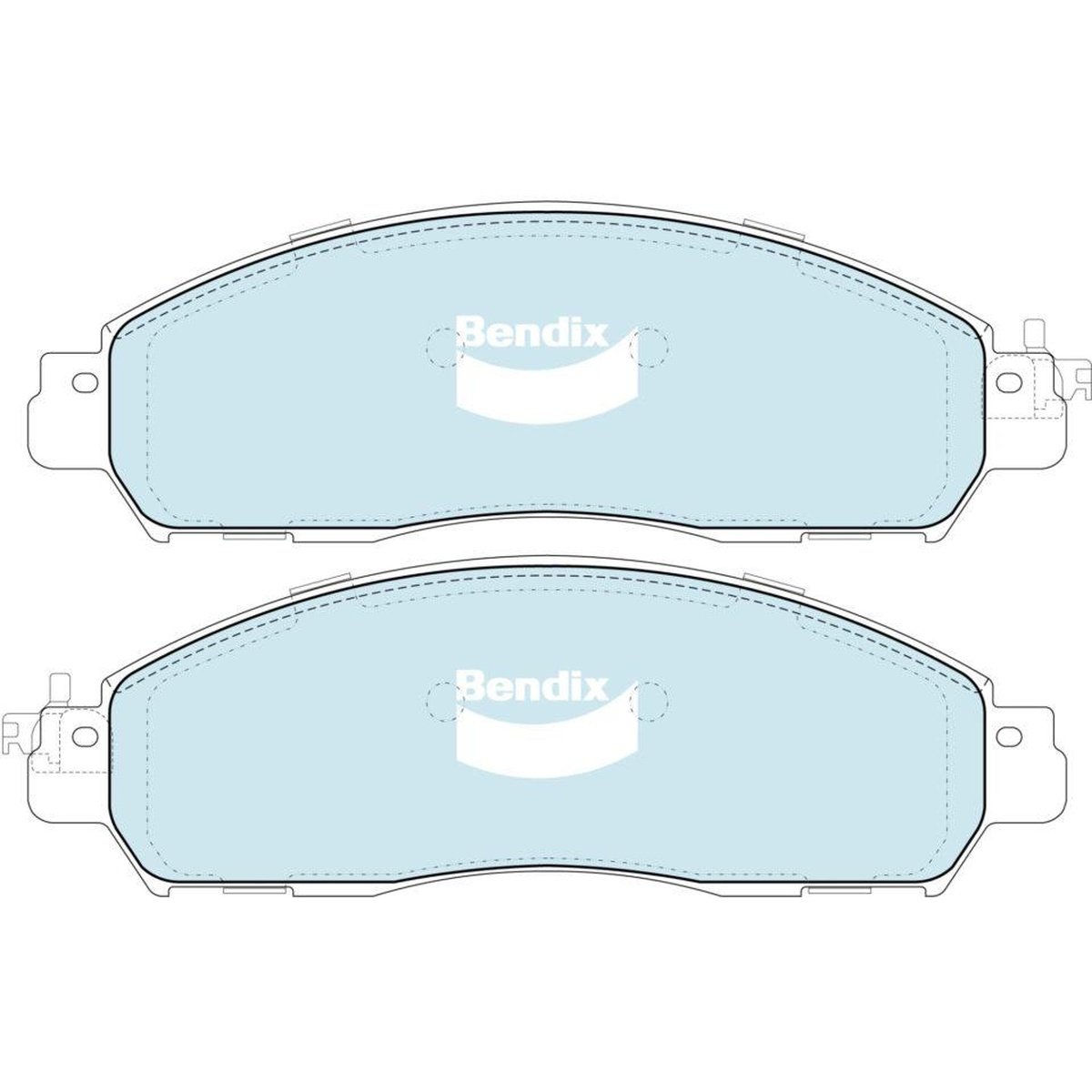 Bendix Ultimate 4WD Brake Pad Set Front DB2374 ULT4WD