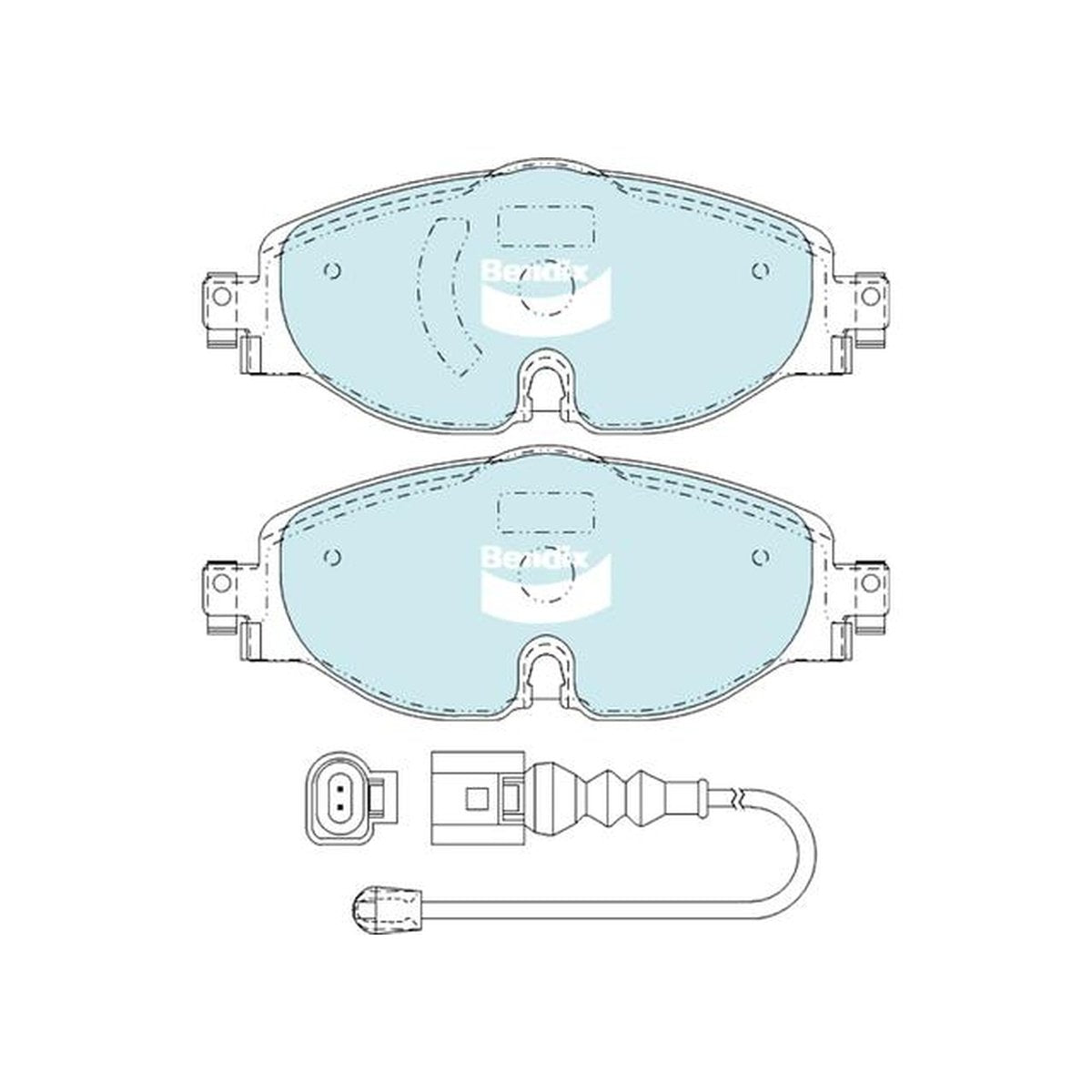 Bendix Ultimate+ Brake Pad Set Front DB2383 ULTPLUS