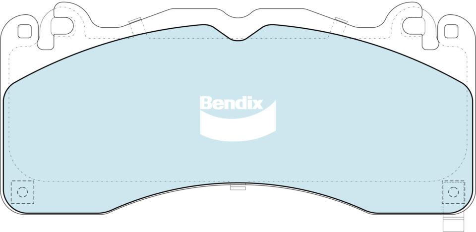 Bendix Ultimate+ Brake Pad Set Front DB2409 ULT+