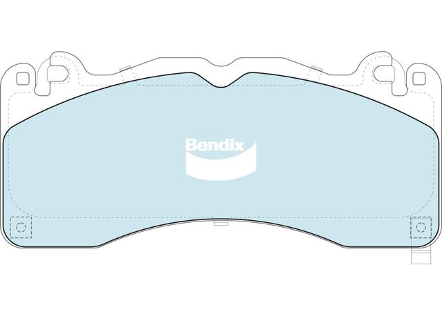 Bendix SRT Brake Pad Set Front DB2409 SRT
