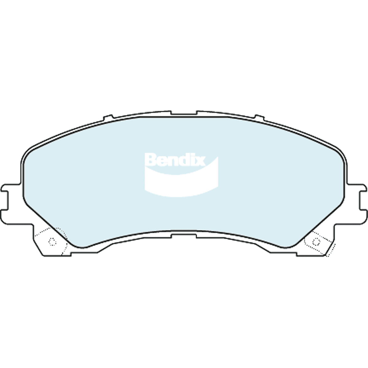 Bendix Ultimate 4WD Brake Pad Set Front DB2481 ULT4WD