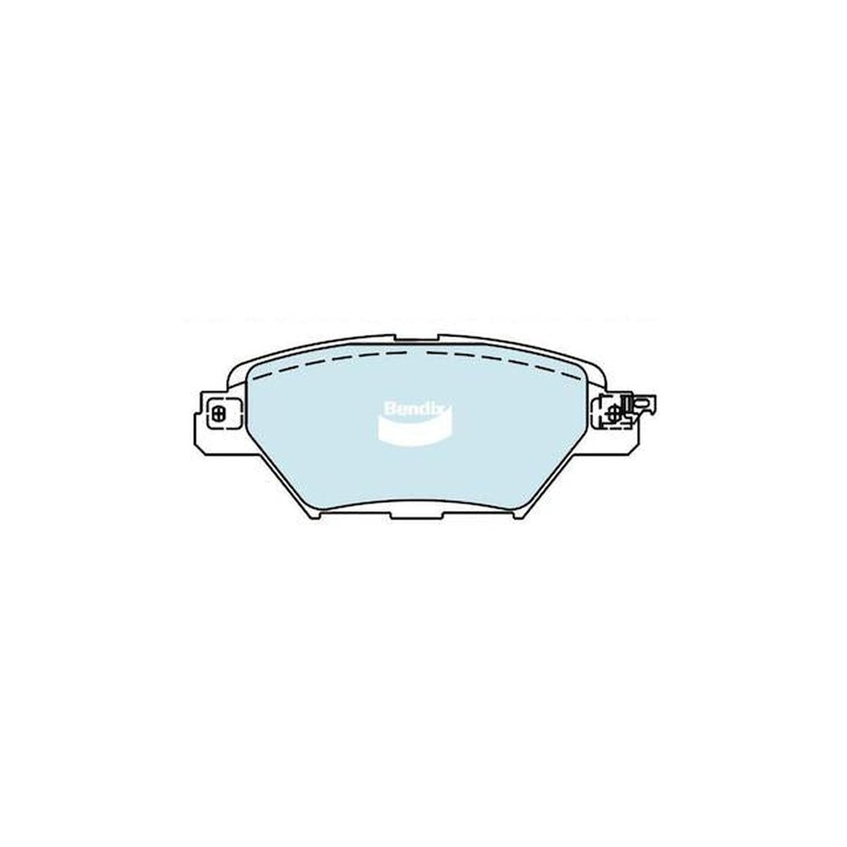 Bendix 4x4 Brake Pad Set DB2485 4WD