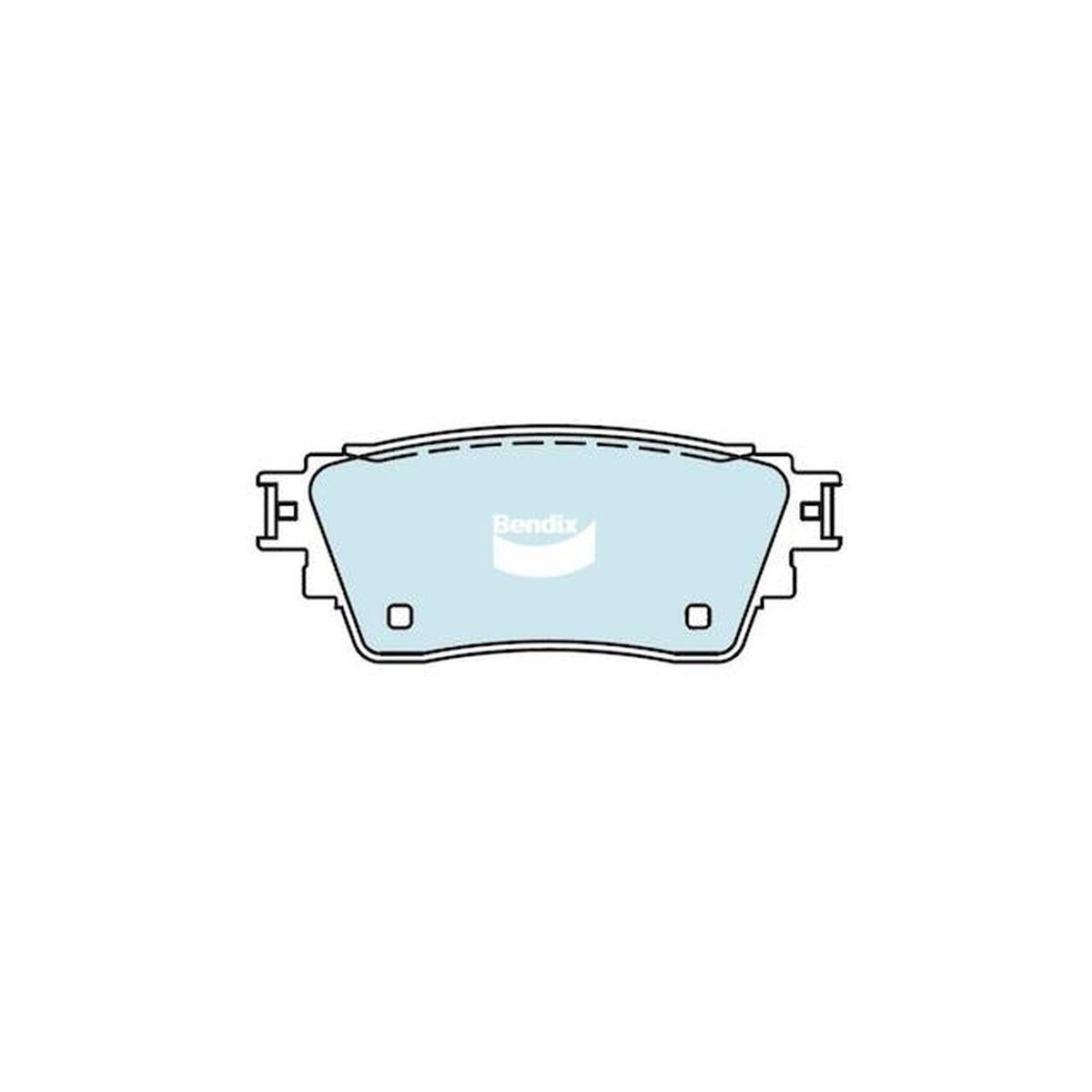 Bendix 4x4 Brake Pad Set DB2486 4WD