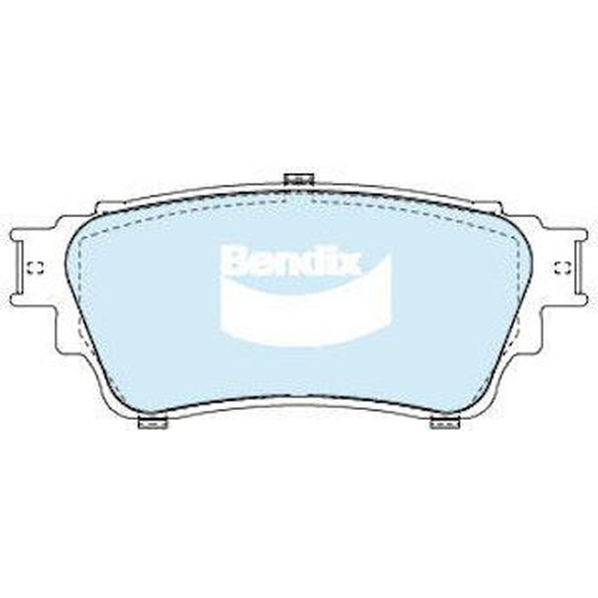 Bendix 4x4 Brake Pad Set Rear DB2634 -4WD