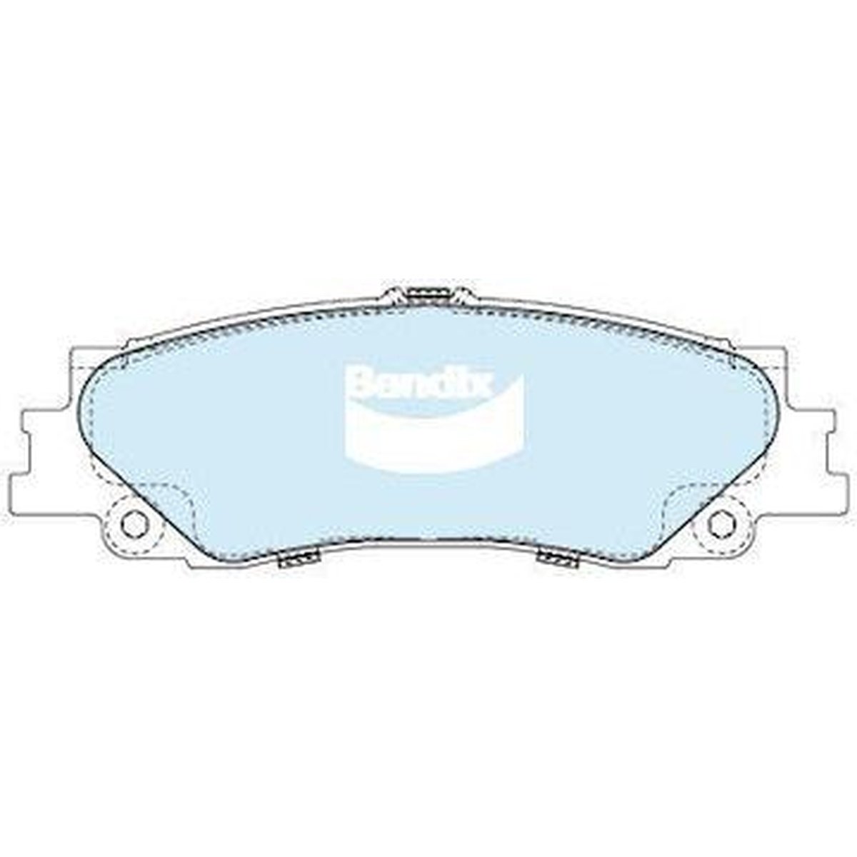 Bendix Heavy Duty Brake Pad Set Rear DB2640 HD