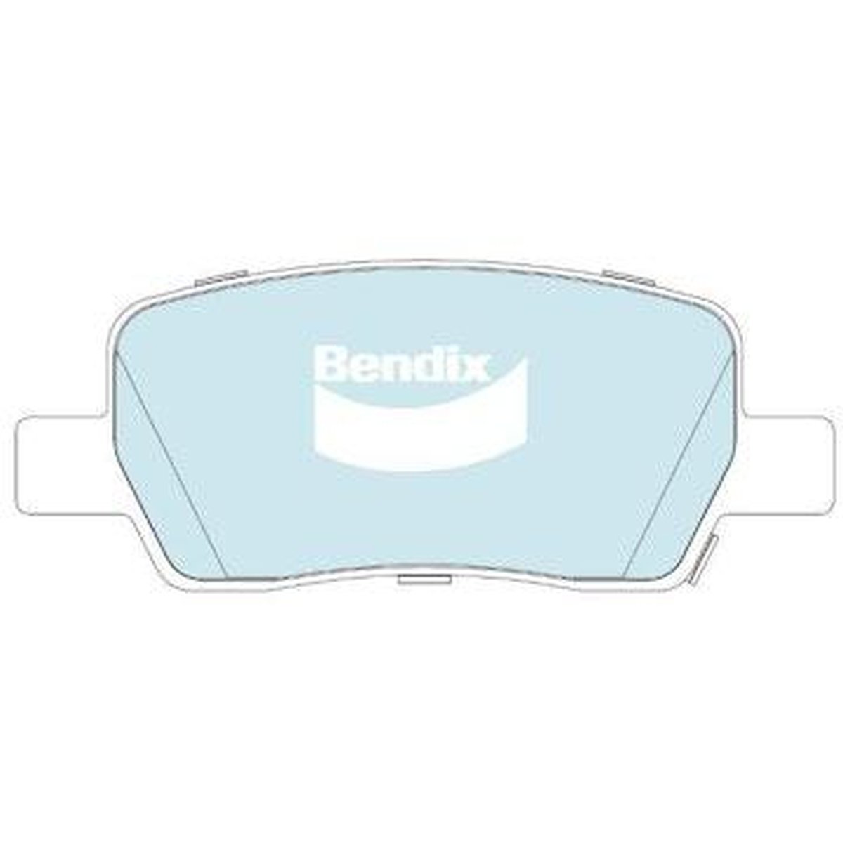 Bendix 4x4 Brake Pad Set DB2643 4WD