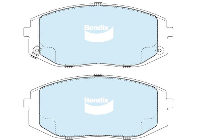Bendix General CT Brake Pad Set Front DB2650 GCT