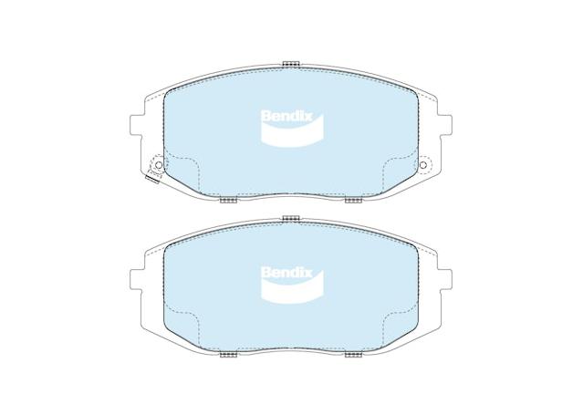 Bendix Heavy Duty Brake Pad Set Front DB2650 HD