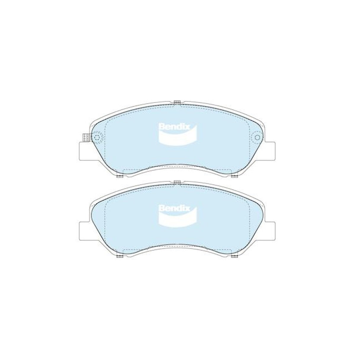 Bendix Heavy Duty Brake Pad Set Front DB2655 HD