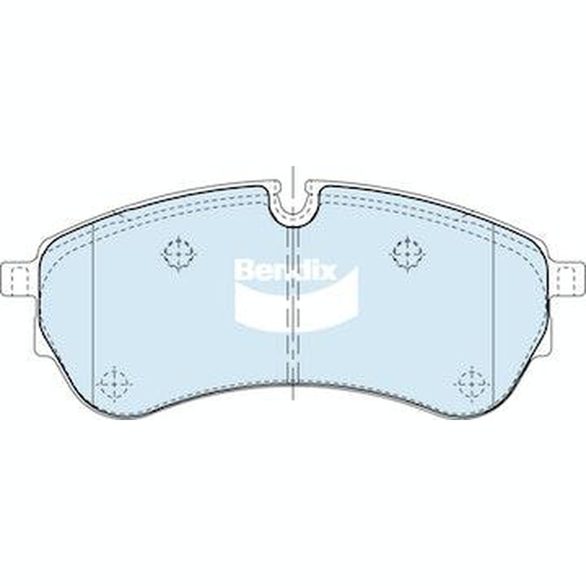Bendix Heavy Duty Brake Pad Set Front DB2681 HD