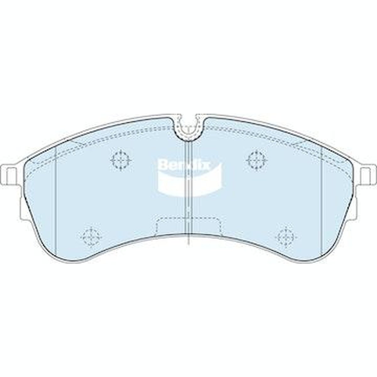 Bendix Heavy Duty Brake Pad Set Front DB2682 HD
