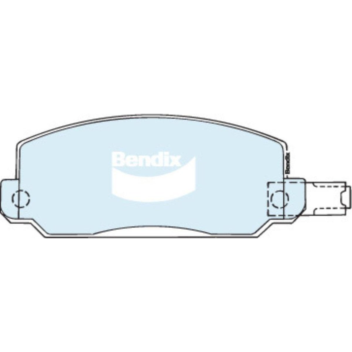 Bendix General CT Brake Pad Set Front DB358 GCT