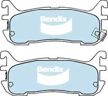 Bendix General CT Brake Pad Set Rear DB1283 GCT