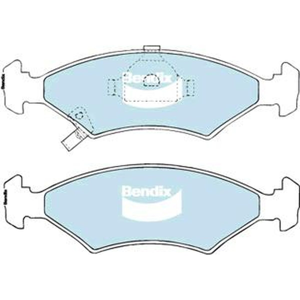 Bendix General CT Brake Pad Set Front DB1335 GCT