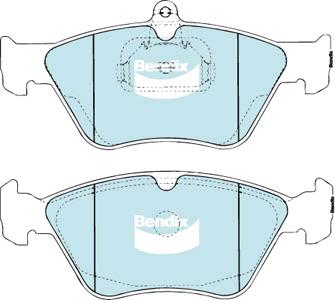 Bendix General CT Brake Pad Set Front DB1341 GCT