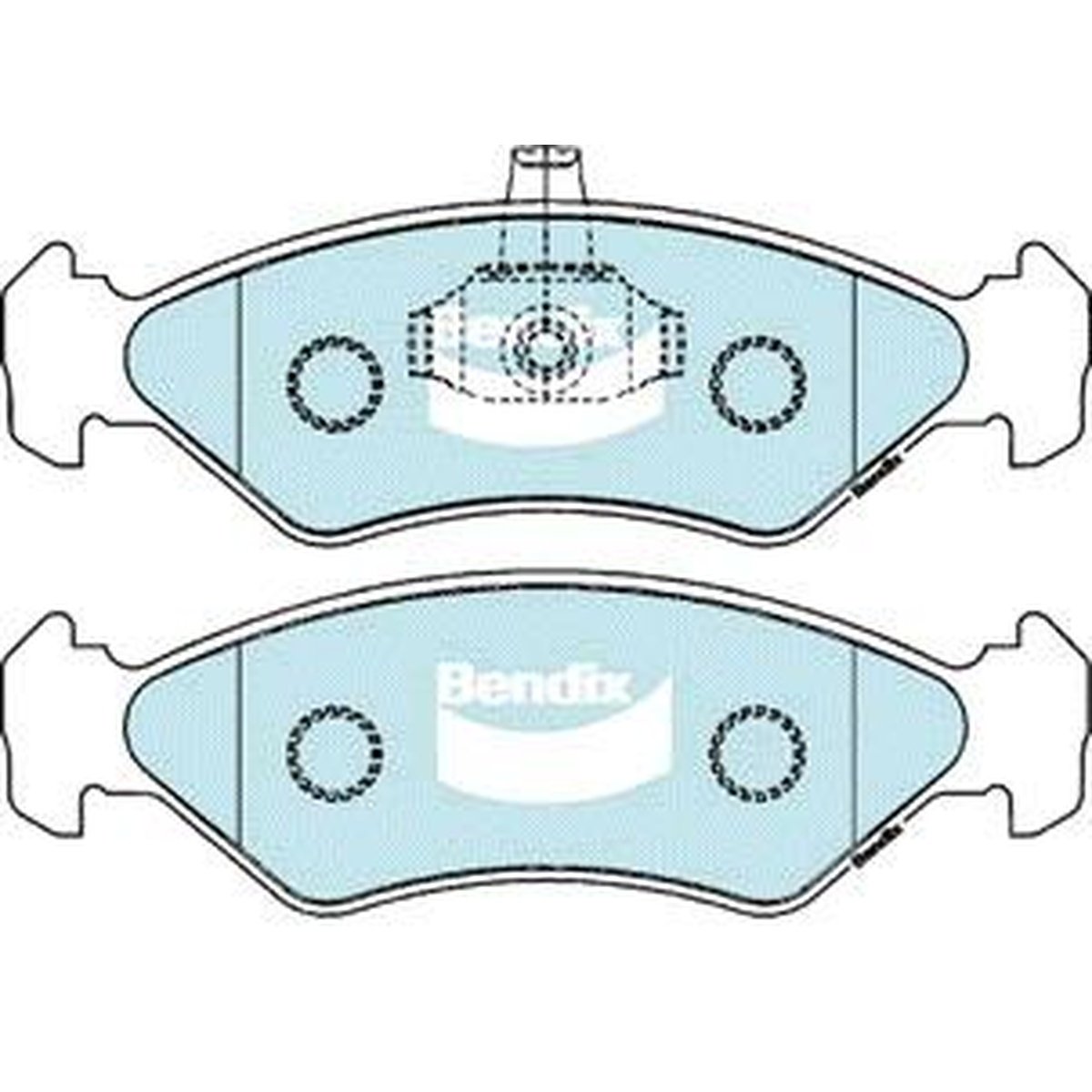 Bendix General CT Brake Pad Set Front DB1373 GCT