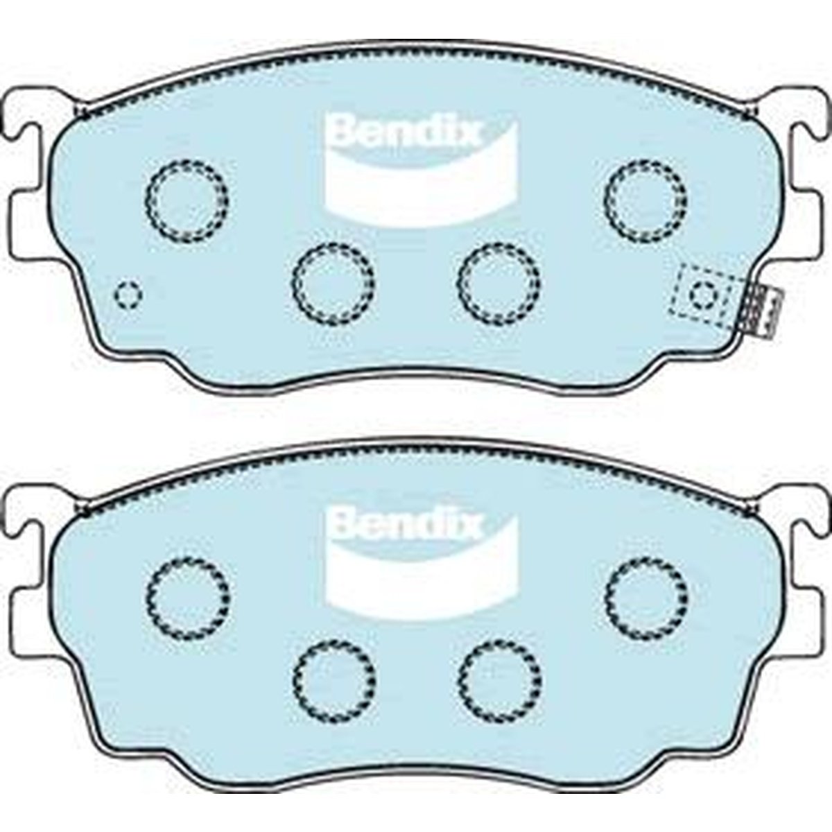 Bendix General CT Brake Pad Set Front DB1412 GCT