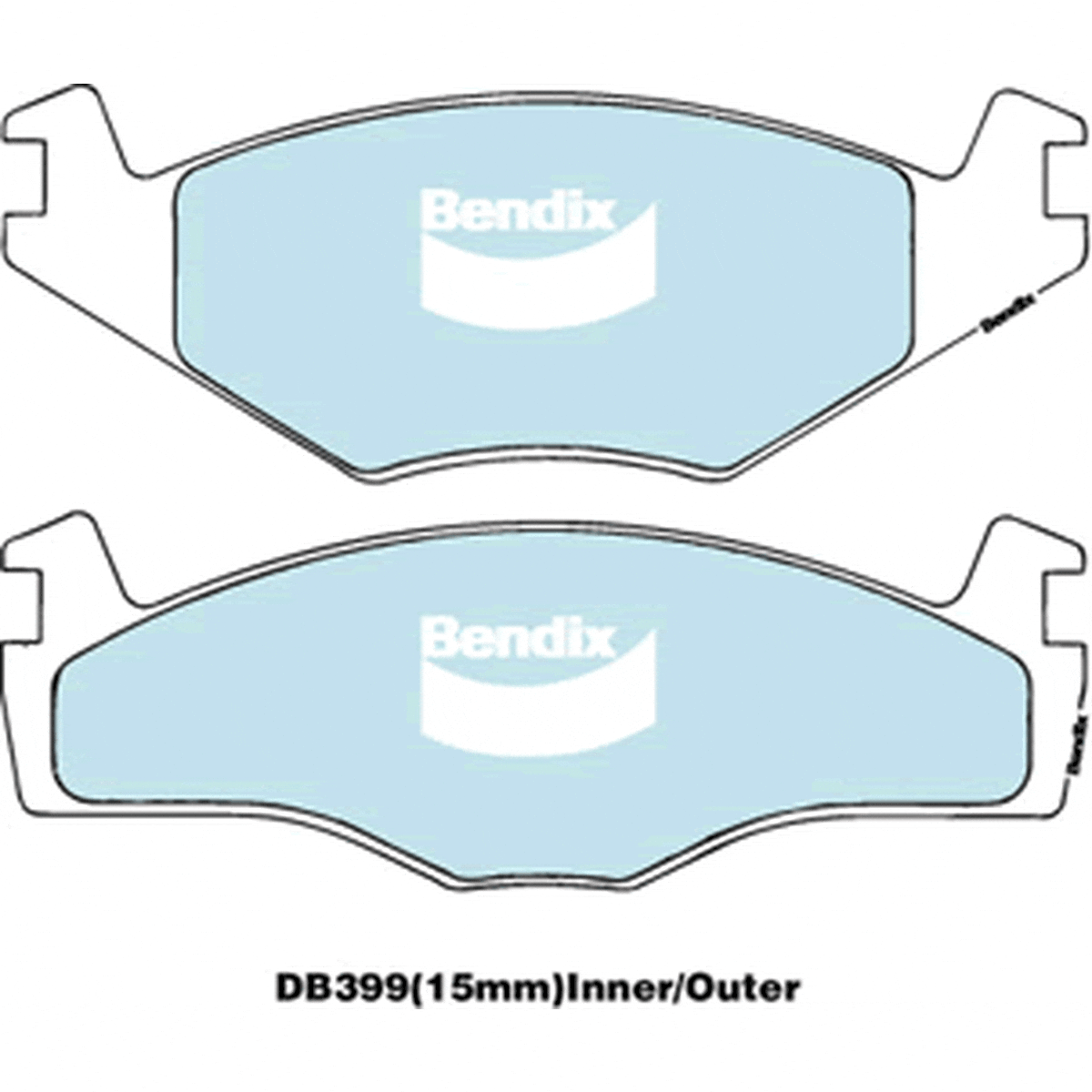 Bendix EURO Brake Pad Set Front DB399 EURO+