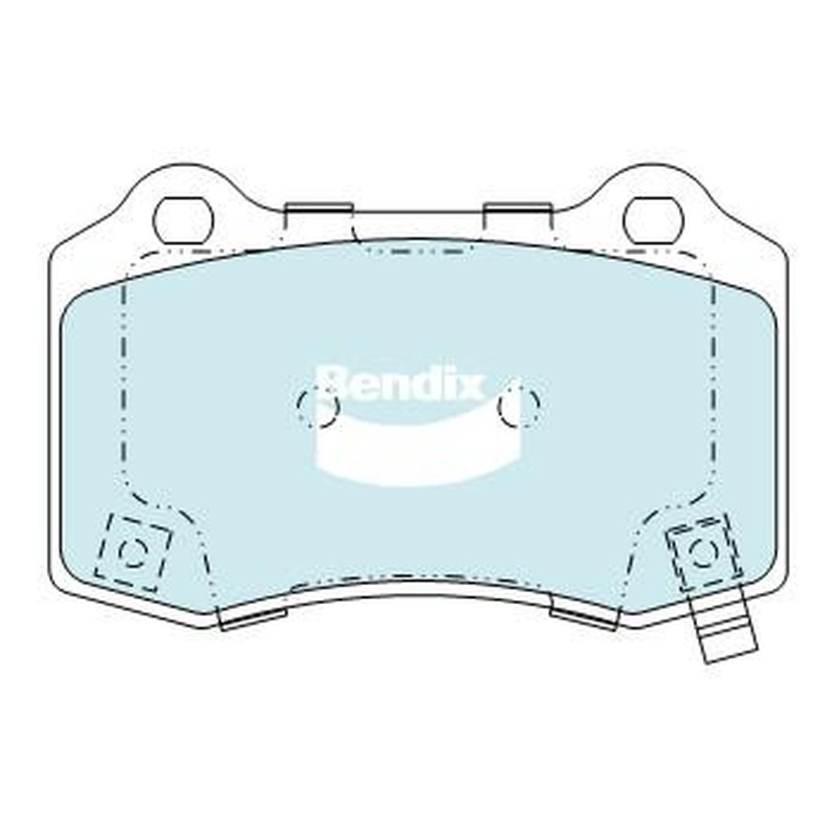 Bendix Heavy Duty Brake Pad Set Rear DB2260 HD