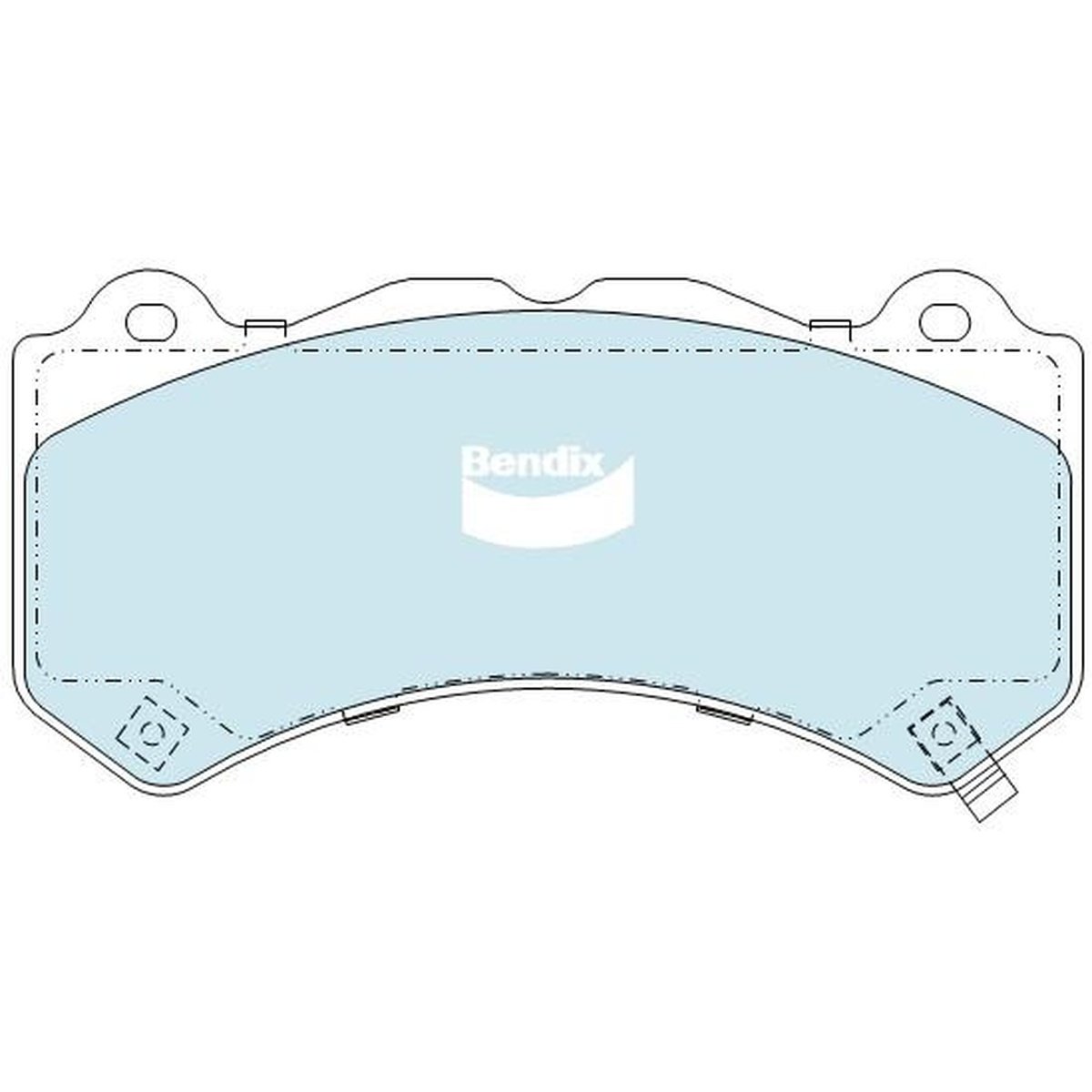Bendix Ultimate Brake Pad Set Front DB2375 ULT