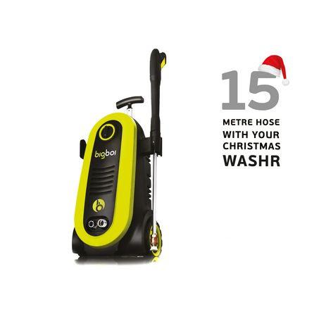 Bigboi WashR Flo Pressure Washer 2600psi 7L/MIN with 15m Bonus Hose FLO15MOFFER