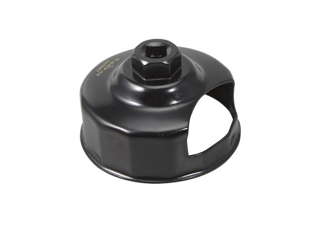 Bikeservice Cup Oil Filter Wrench 76mm 14 Flute With Window