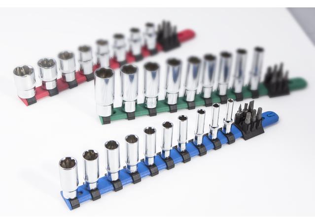 Bikeservice Socket Set 1/4In Drive 10 Piece