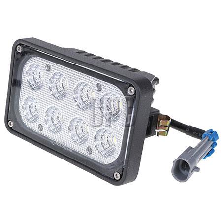 Blacktips Agricultural Rect 8 LED Work Light 30W Flood Beam 128x79x64mm BLB0530