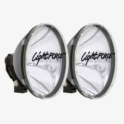 Lightforce Halogen Driving Light Round 12V Pencil Beam - Twin Pack RMDL240T
