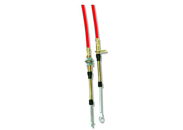 B&M Super Duty Race Shifter Cable Red 4Ft Length fits Most B&M Shifters Including Race Models BM80832