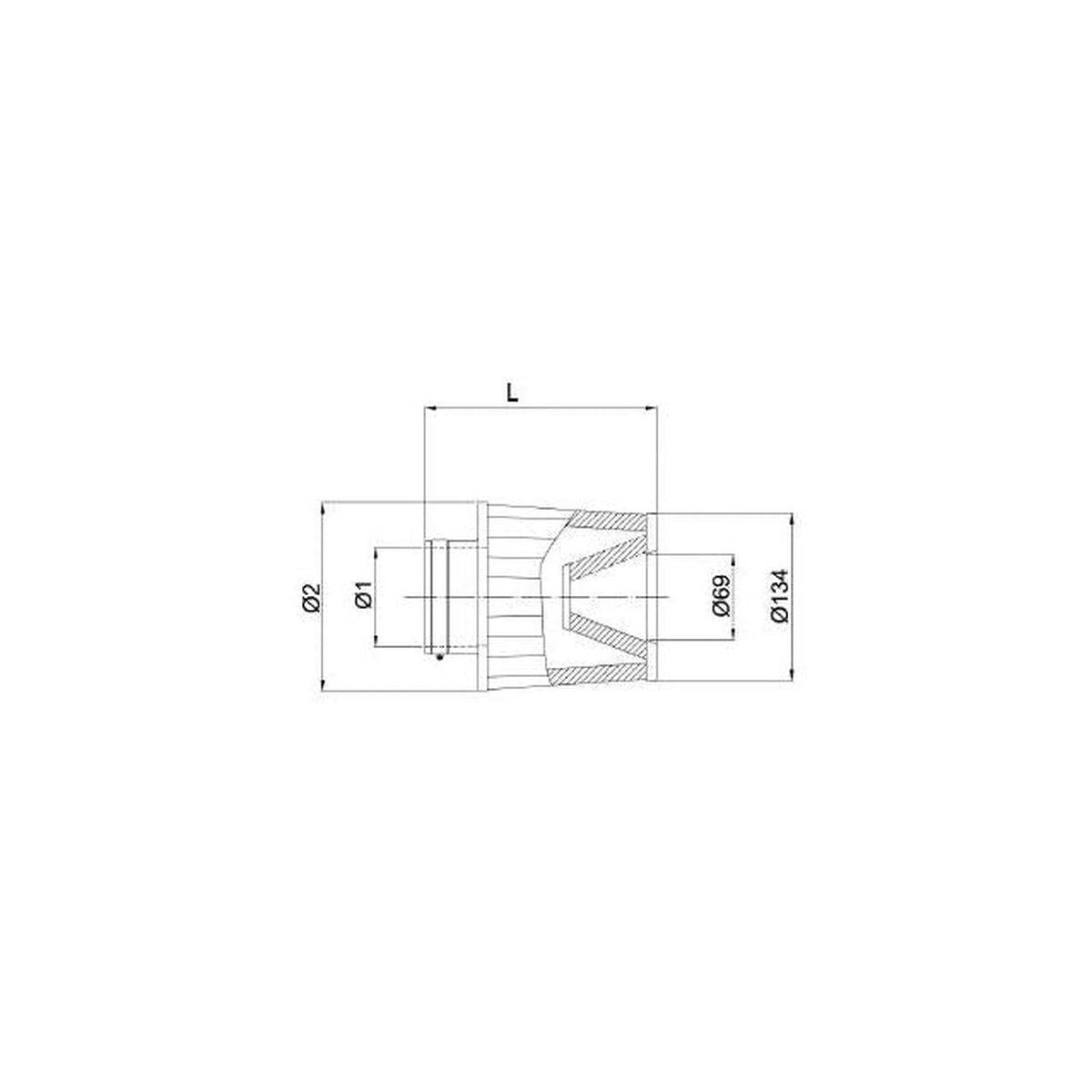 BMC Pod Filter Twin Flow (Carbon Top) - FBTW76-140C