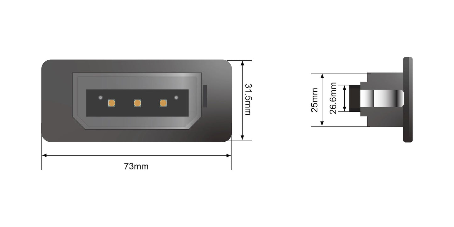 STEDI LED License Plate Light to suit BMW  LEDCONVBMWLCNS