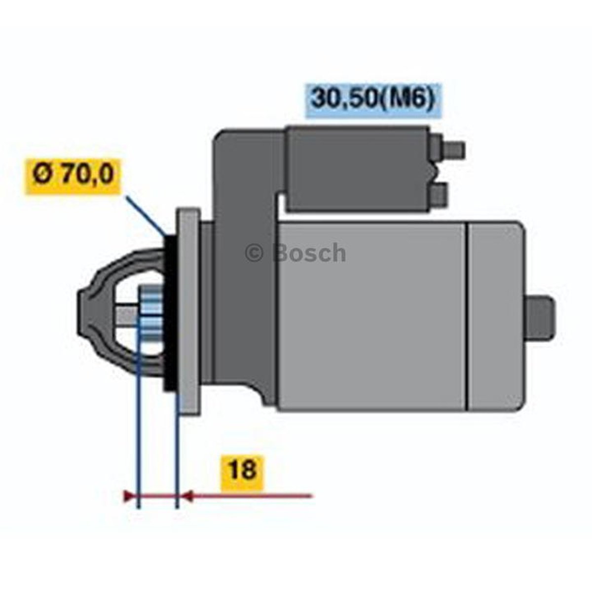 Bosch Starter Motor 0 001 108 217