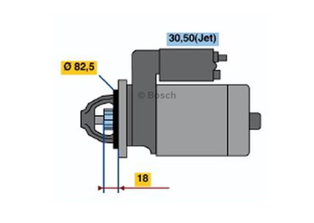 Bosch Starter Motor 0 001 109 064