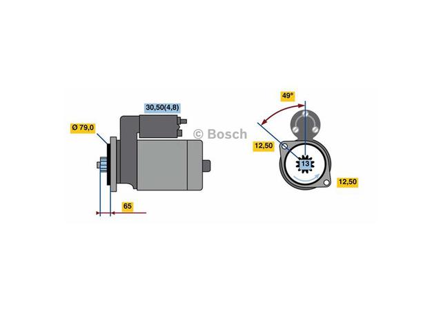 Bosch Starter Motor 0 001 153 009
