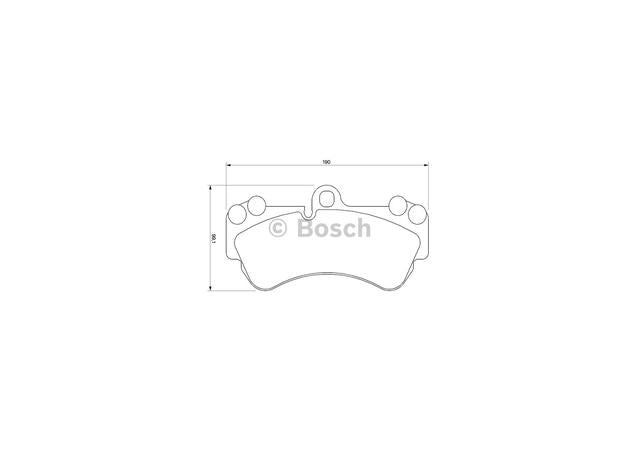 Bosch Blue Line Brake Pad Set Front BP449