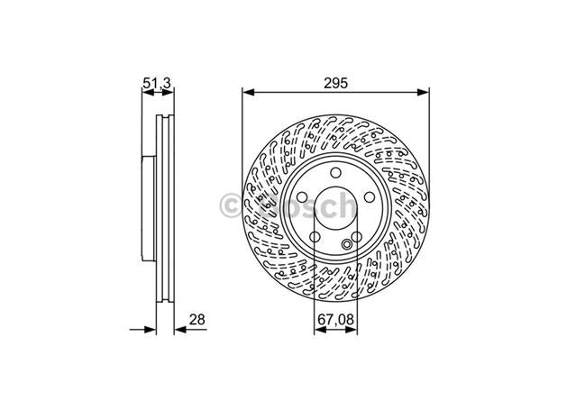 Bosch Brake Rotor Single Front BD1689