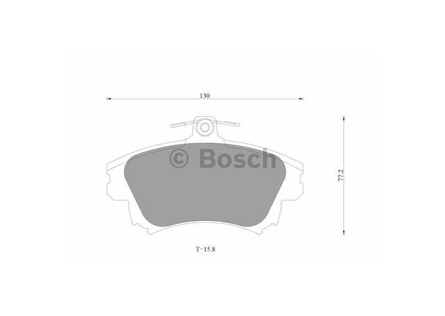 Bosch Blue Line Brake Pad Set Front DB1381BL