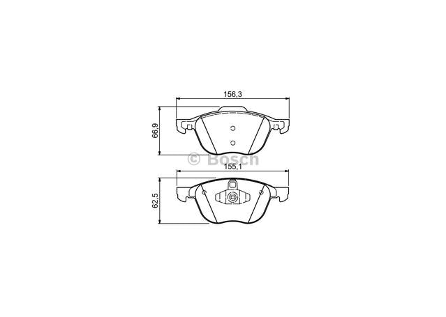 Bosch Blue Line Brake Pad Set Front DB1679BL