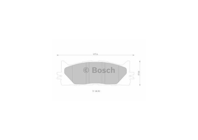 Bosch Blue Line Brake Pad Set Front DB1800BL