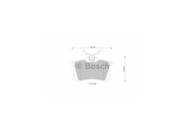 Bosch Blue Line Brake Pad Set Rear DB1449BL