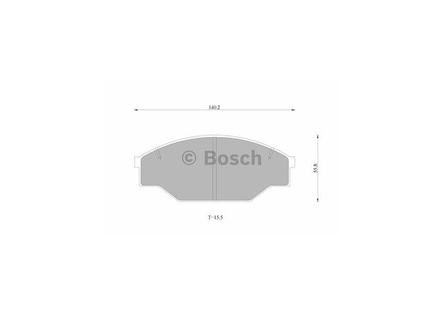 Bosch Blue Line Brake Pad Set Front DB318BL