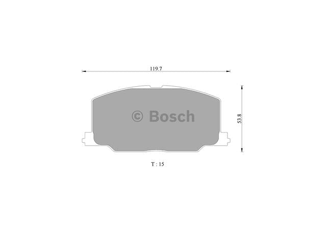Bosch Blue Line Brake Pad Set Front DB1129BL