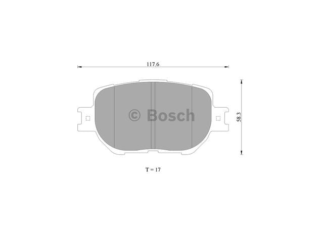 Bosch Blue Line Brake Pad Set Front DB1431BL