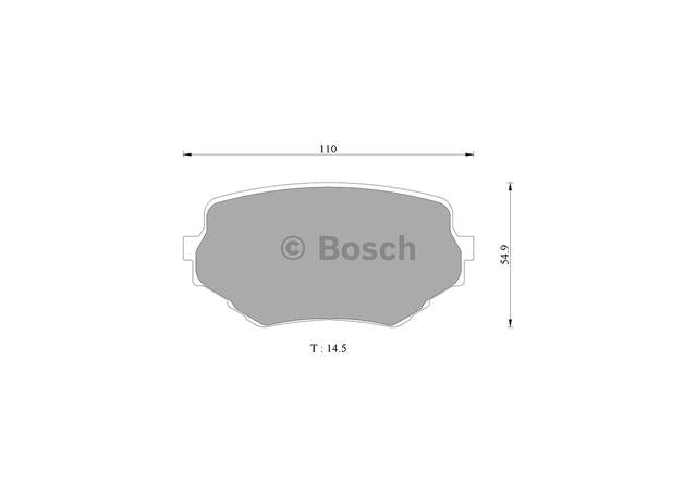 Bosch Blue Line Brake Pad Set Front DB1312BL