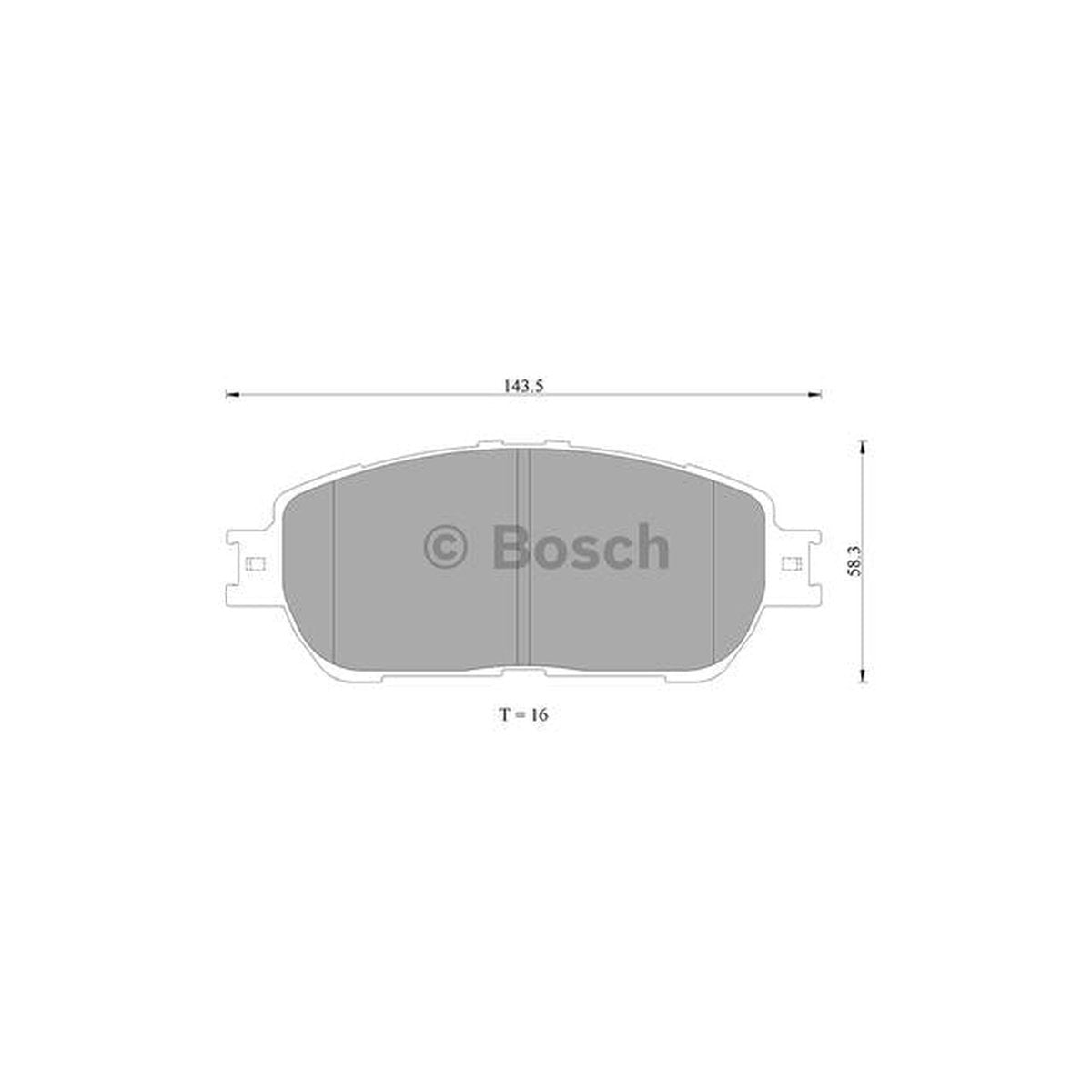 Bosch Blue Line Brake Pad Set Front DB1490BL