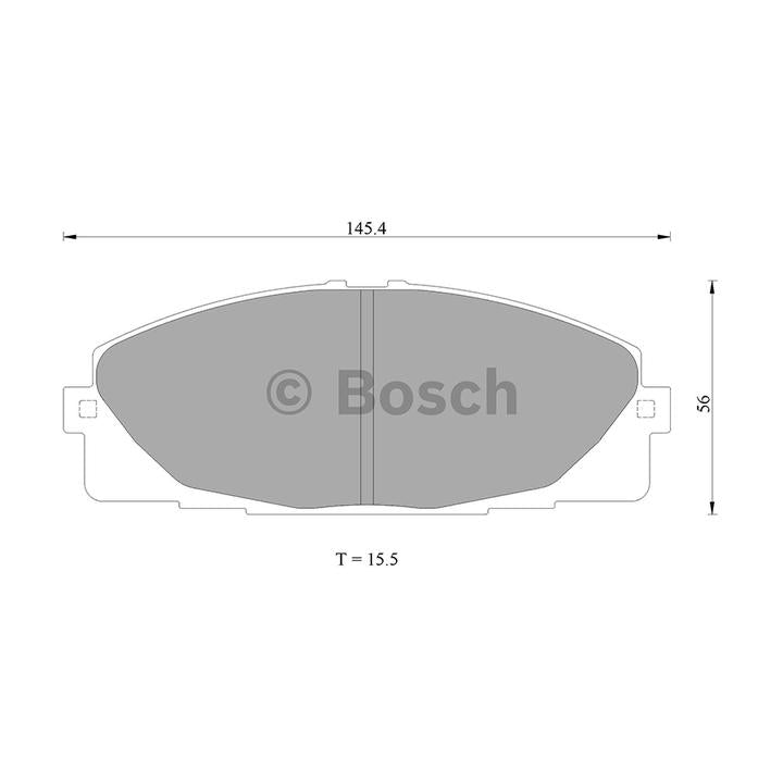 Bosch Blue Line Brake Pad Set Front DB1772BL